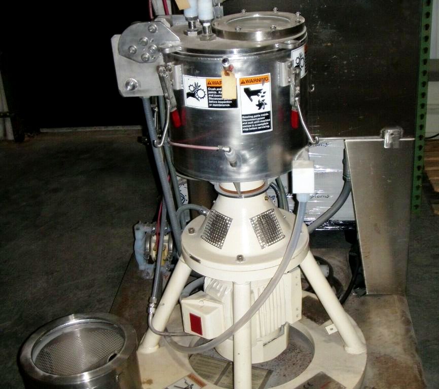 Robatel EVCF-300 XP basket centrifuge skid, Hastelloy C276.