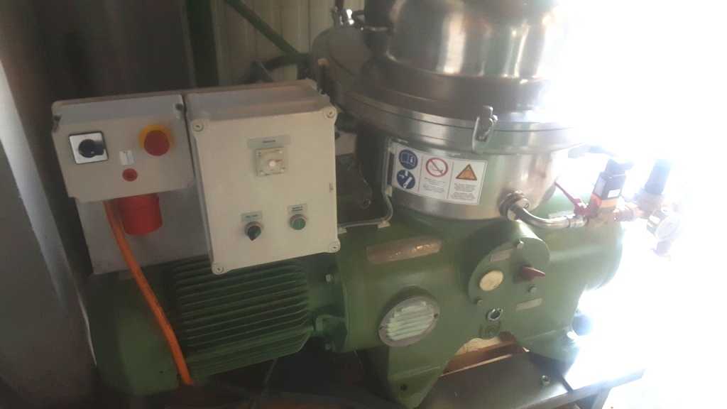 Westfalia SA 20-06-076 clarifier centrifuge, 316SS.