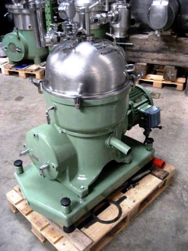Westfalia KO 8006 chamber bowl centrifuge, 316SS.